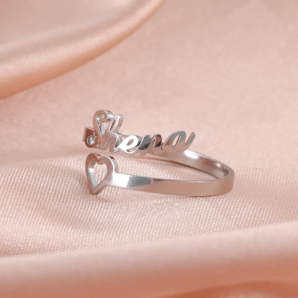 DoubleLove Name Ring – Two Names, One Heart!