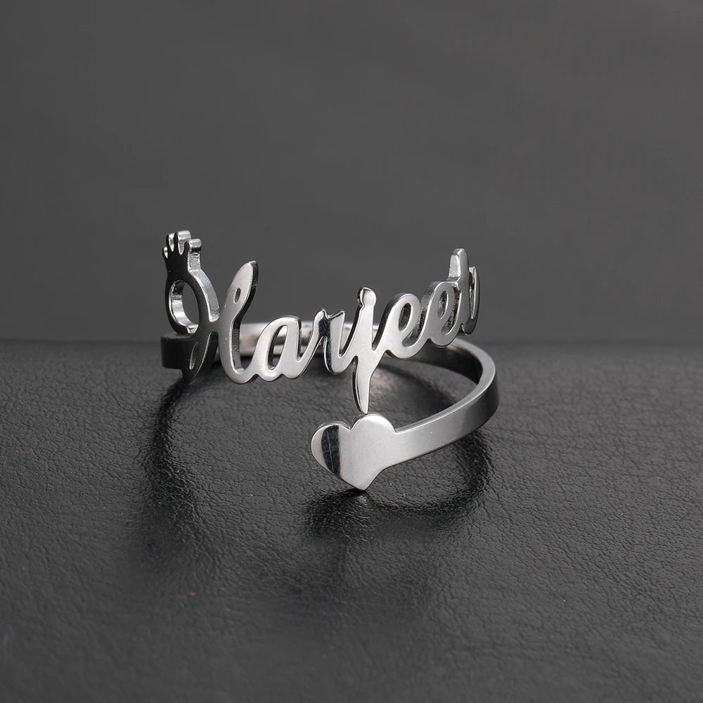 DoubleLove Name Ring – Two Names, One Heart!