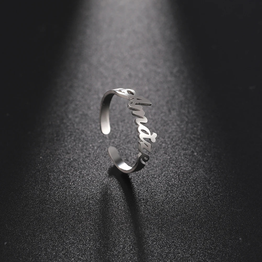 DoubleLove Name Ring – Two Names, One Heart!