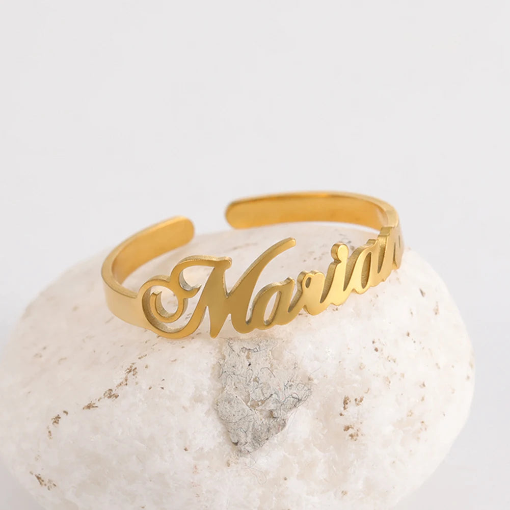 DoubleLove Name Ring – Two Names, One Heart!