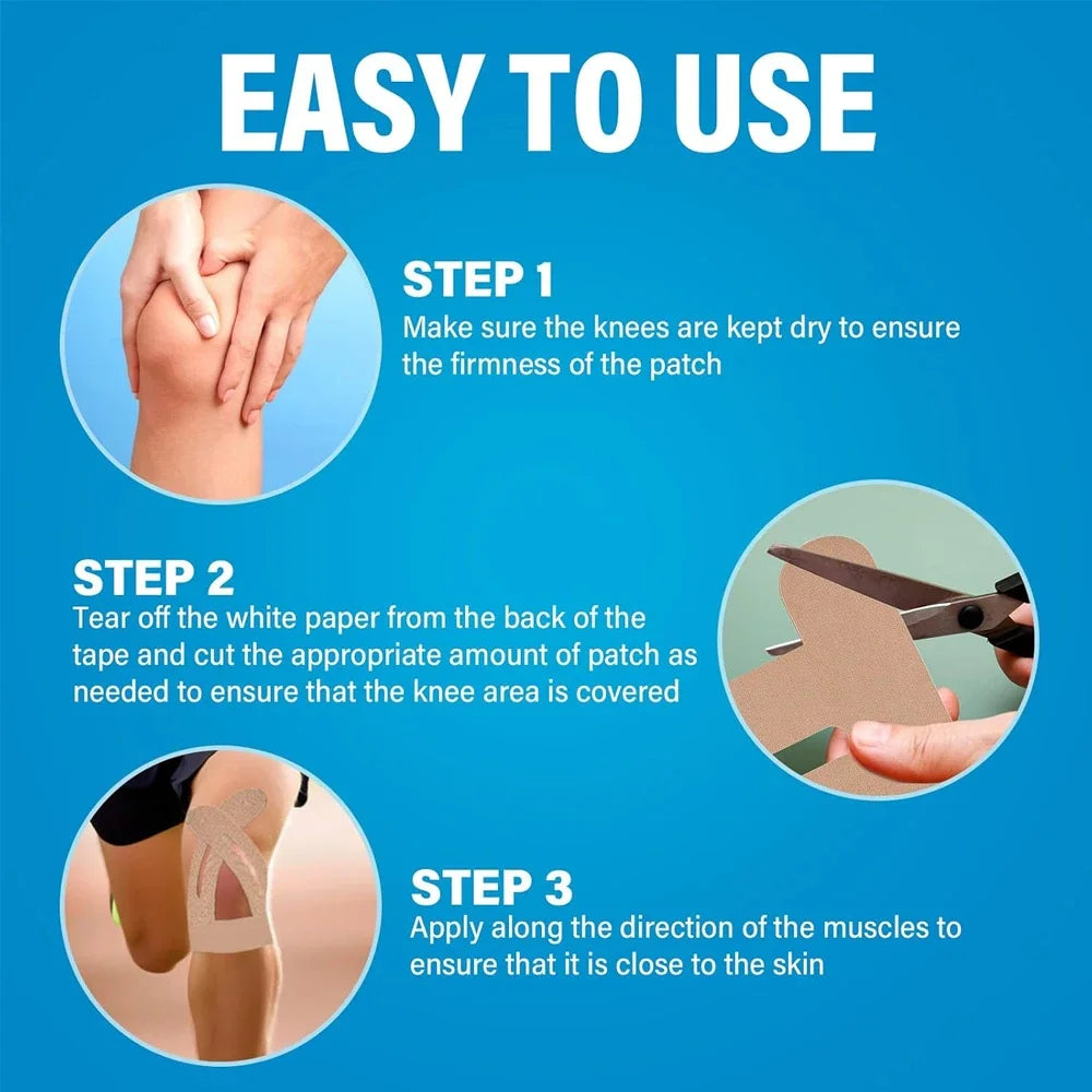 FlexTape Pro – Precut for Perfect Knee Alignment!