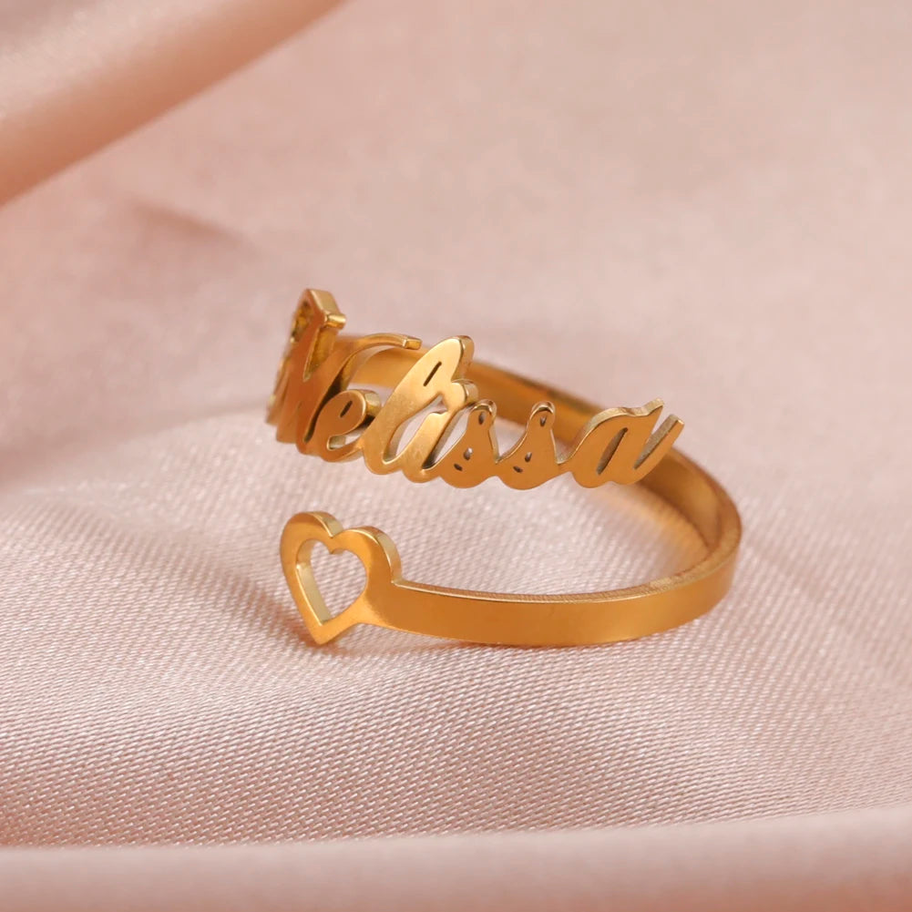 DoubleLove Name Ring – Two Names, One Heart!